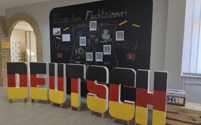 „Romuvos” gimnazijoje per Vokiečių kalbos dienas sugrįžo pabėgimo kambarys!