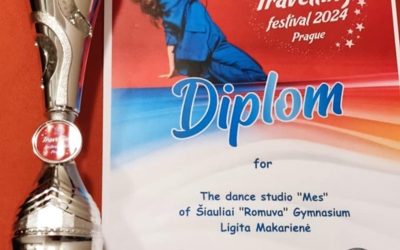 Gimnazijos šokių grupė „MES” dalyvavo tarptautiniame festivalyje Prahoje!