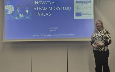 Gimnazija prisijungė prie projekto „STEAM ugdymo ekosistemos plėtojimas”