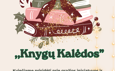 Kviečiame prisidėti prie „Knygų Kalėdų“ akcijos!