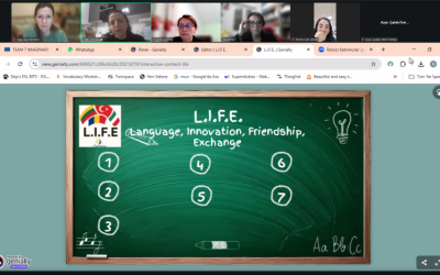 Tarptautinis eTwinning projektas L.I.F.E.: kūryba, kalbos ir draugystės be sienų