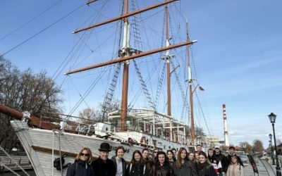 „Romuvos“ gimnazijoje – įkvepianti Erasmus+ projekto savaitė su partneriais iš Slovėnijos