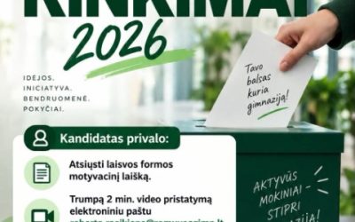 Gimnazijos Mokinių tarybos prezidento rinkimai