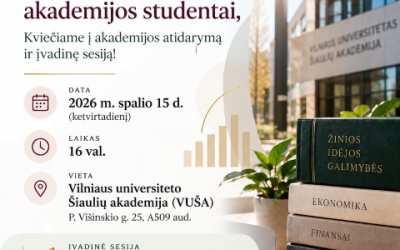 Duris atveria Šiaulių miesto ekonomikos ir finansinio raštingumo akademija!